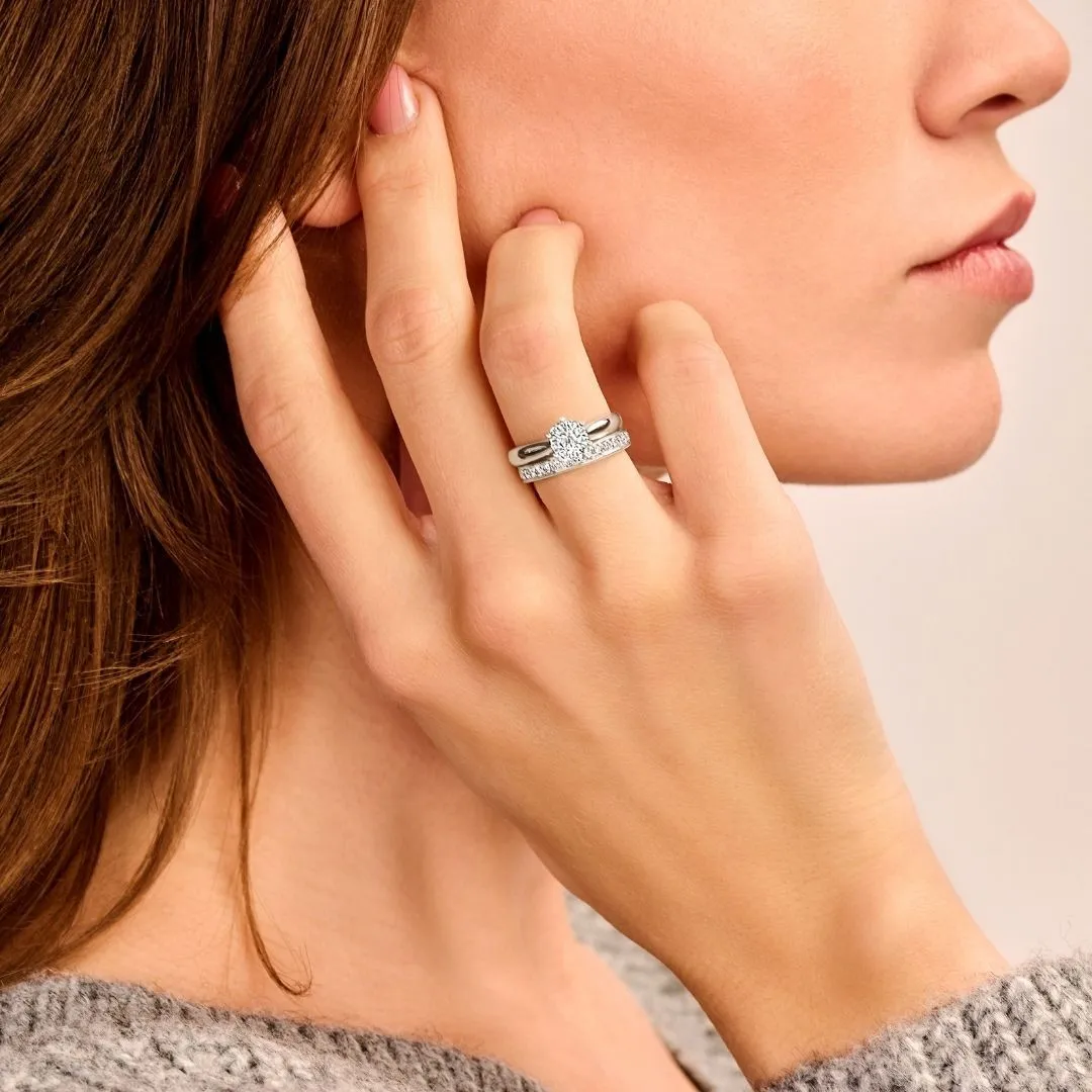 1.50 quilates anillo solitario diamante en oro amarillo 