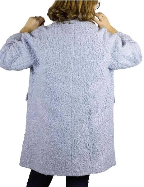 abrigo anonyme designers rizo oversize violeta