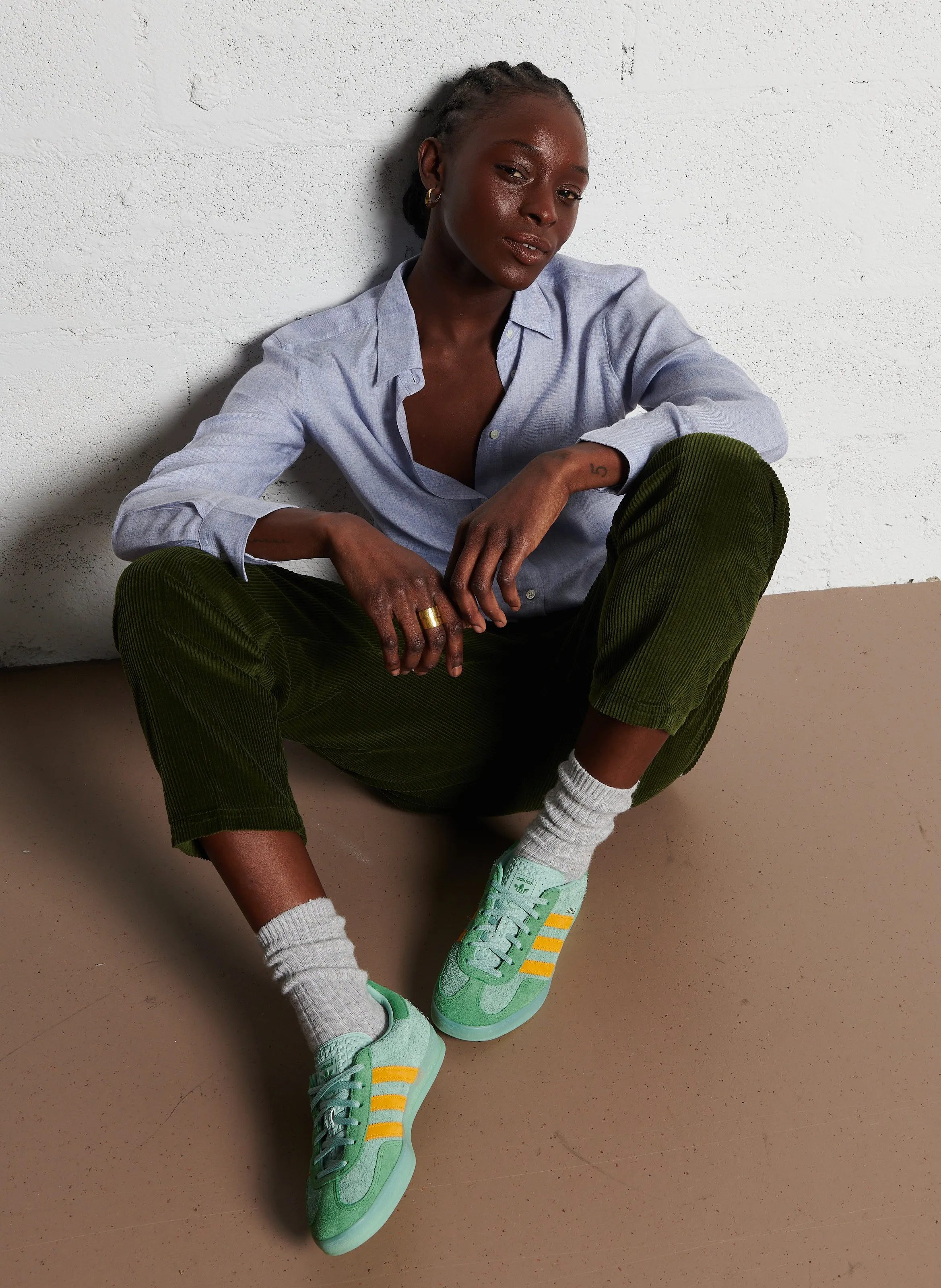 ADIDAS GAZELLE INDOOR W  ADIDAS GAZELLE EN VERDE