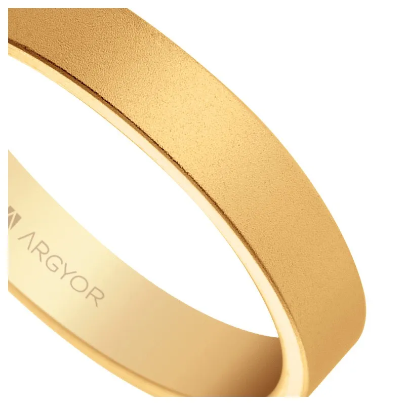 Alianza de boda oro amarillo 4mm. argyor 5140150M