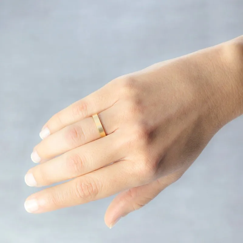 Alianza de boda oro amarillo 4mm. argyor 5140150M