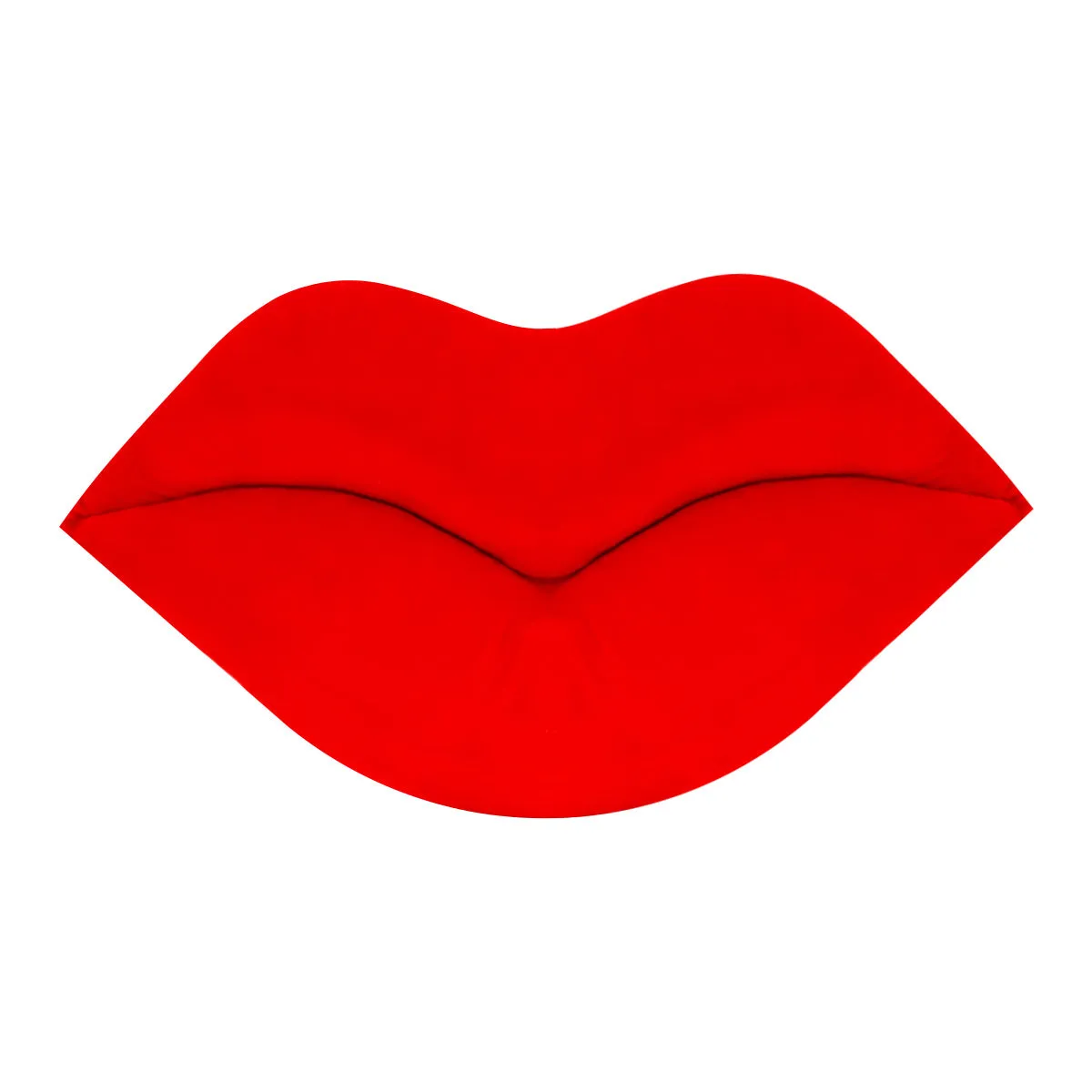 Almohada con Diseo de Labios, color Rojo