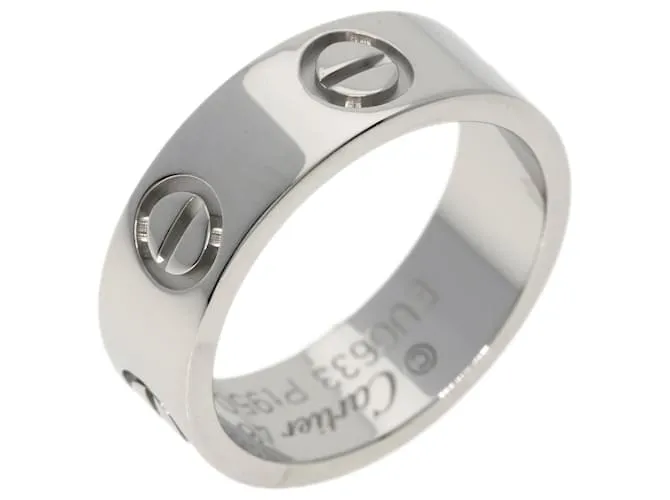 Anillo Cartier Love en Platino 