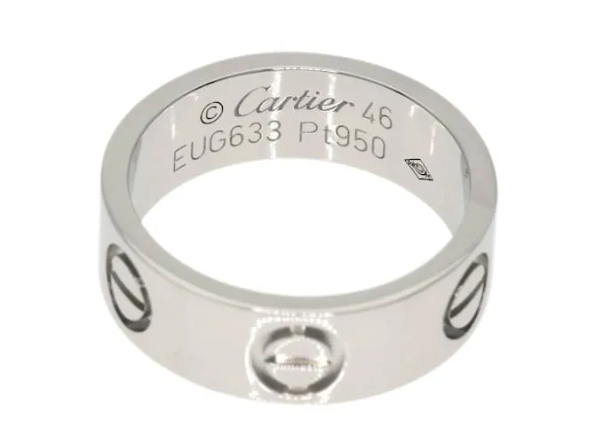 Anillo Cartier Love en Platino 