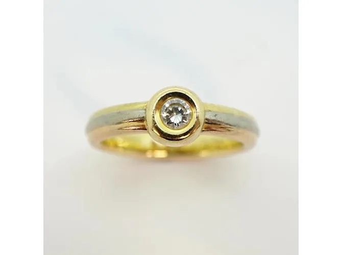 Anillo de diamante Monostone de Cartier 