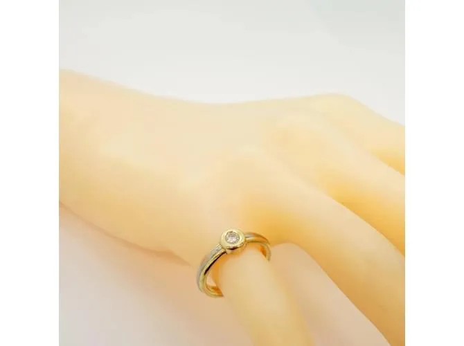 Anillo de diamante Monostone de Cartier 
