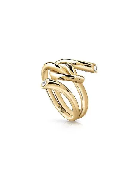 anillo guess knot nudo gold