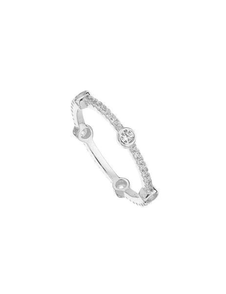 anillo itemporality 5 puntos plata