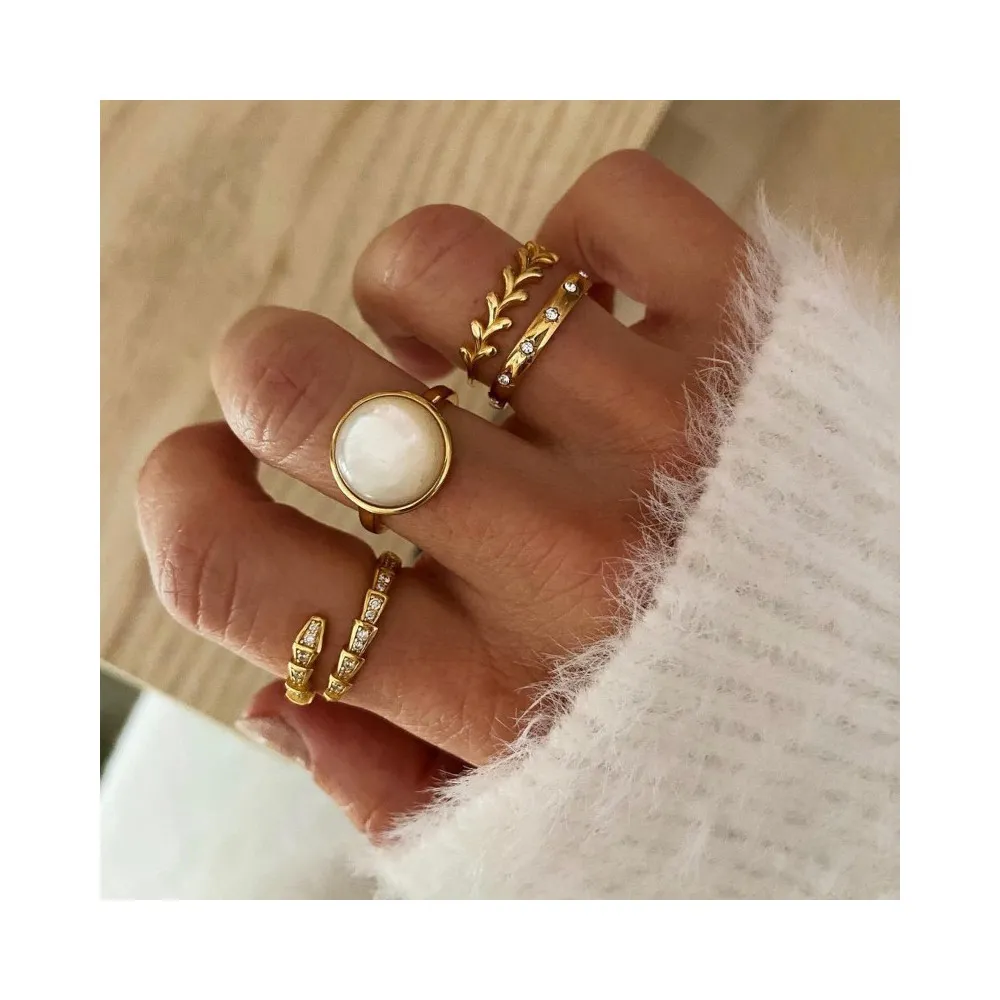 Anillo Nácar Oro