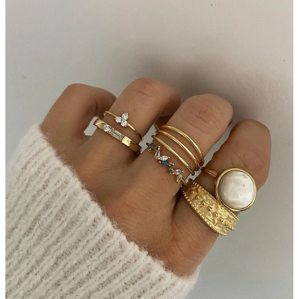 Anillo Nácar Oro