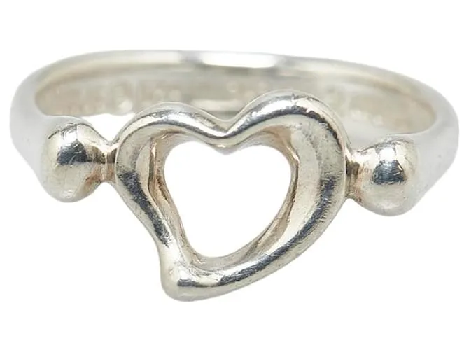 Anillo Open Heart Tiffany & Co en plata SV925 en muy buen estado 