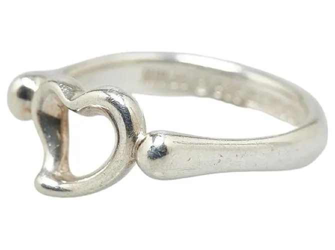 Anillo Open Heart Tiffany & Co en plata SV925 en muy buen estado 