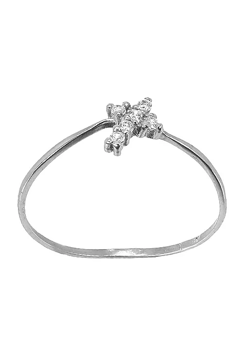 ANILLO ORO BLANCO 18 KTES MOTIVO CRUZ 002_52964SB