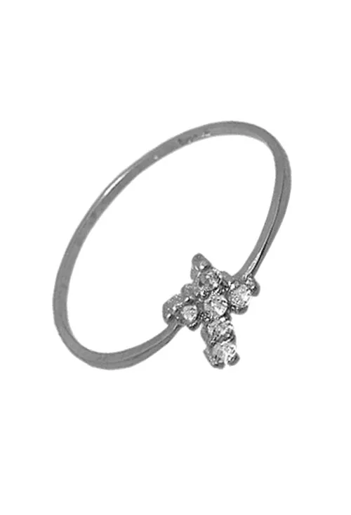 ANILLO ORO BLANCO 18 KTES MOTIVO CRUZ 002_52964SB