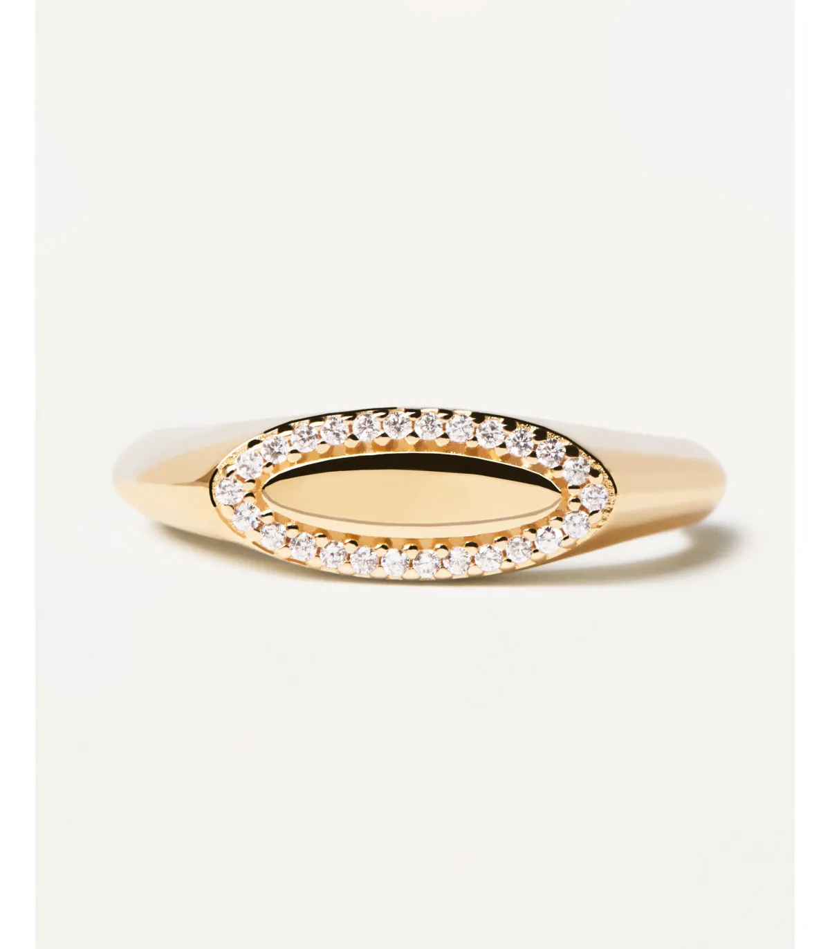 ANILLO PDPAOLA SELLO LACE CON CIRCONITAS  AN01629