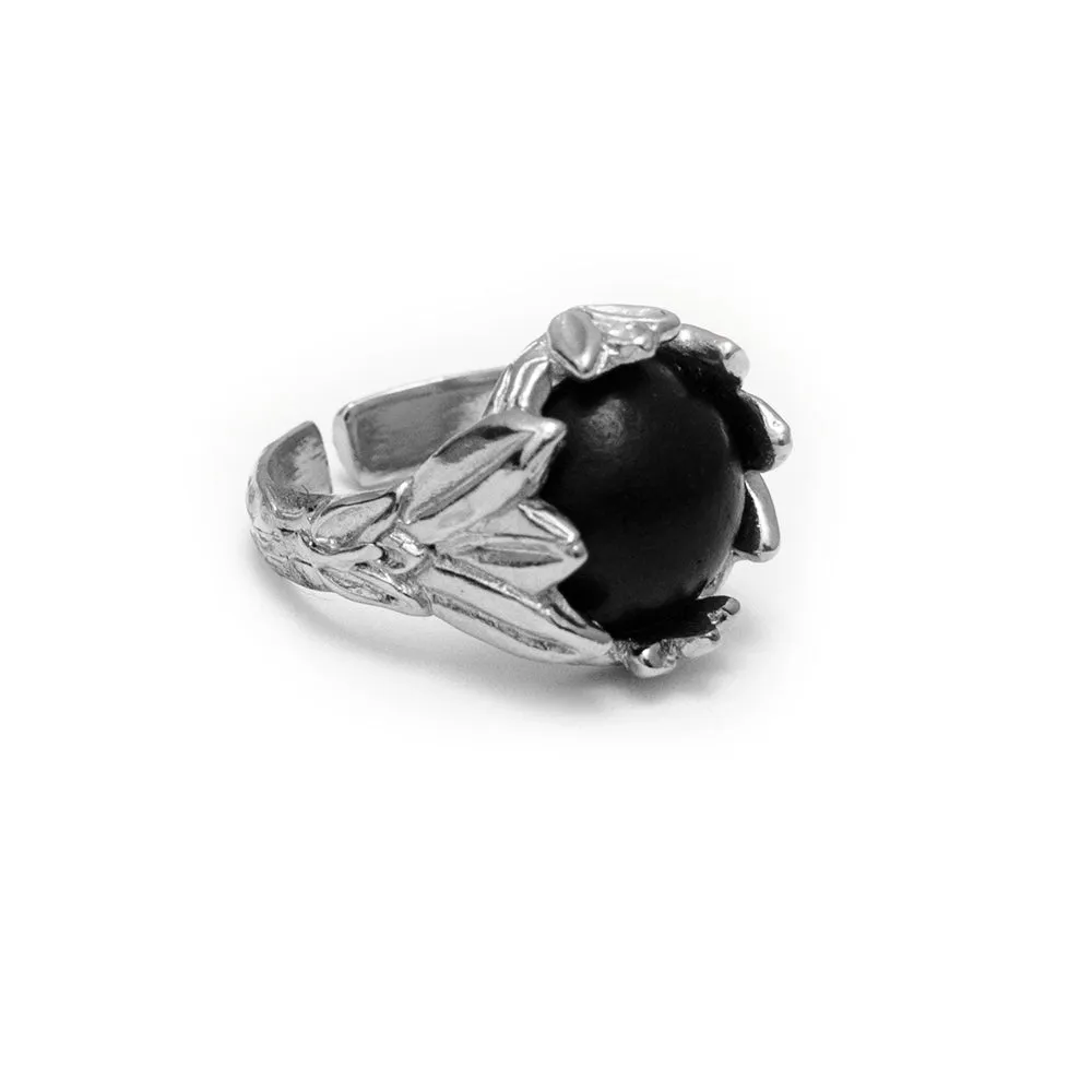 ANILLO TULIPáN  RODIO