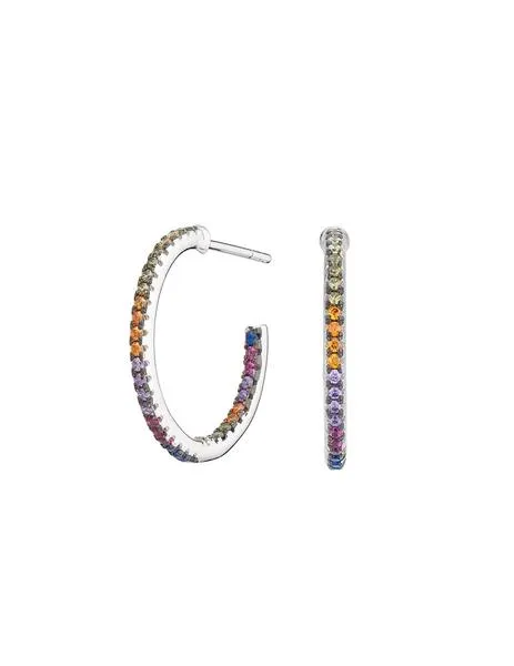 aros itemporality arcoiris plata 20