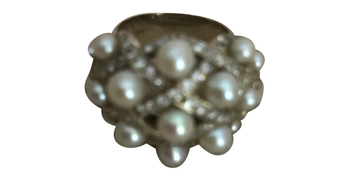 Autre Marque Anillo barroco Plata 