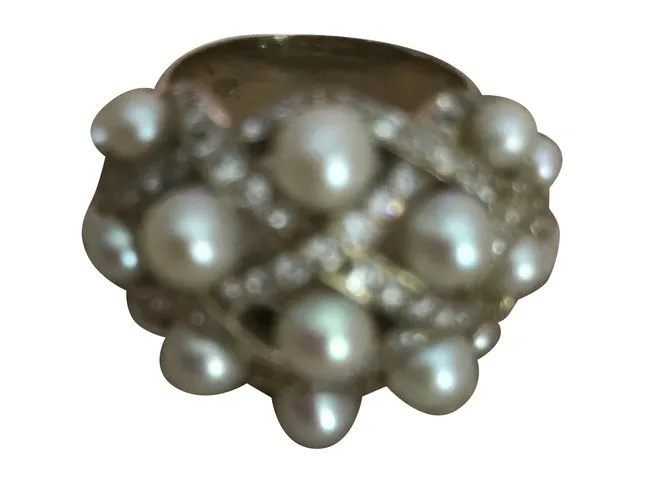 Autre Marque Anillo barroco Plata 