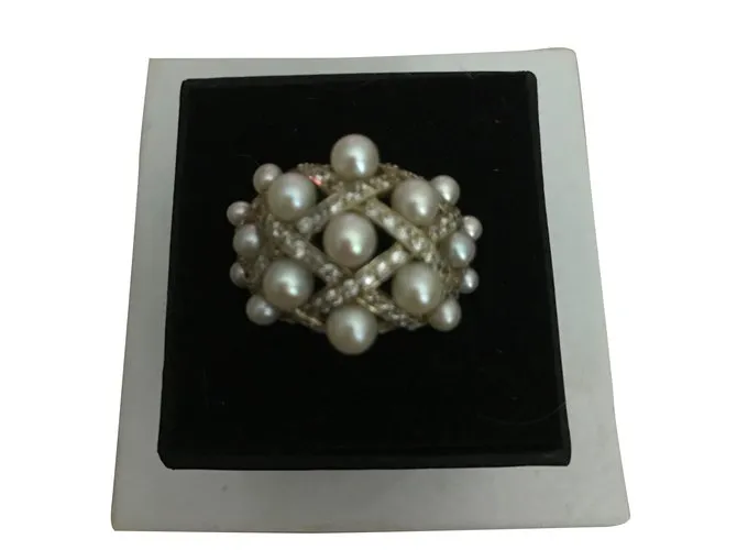 Autre Marque Anillo barroco Plata 