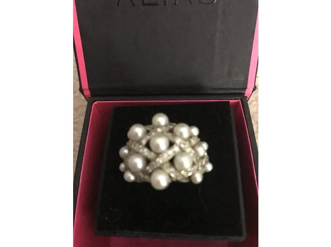 Autre Marque Anillo barroco Plata 