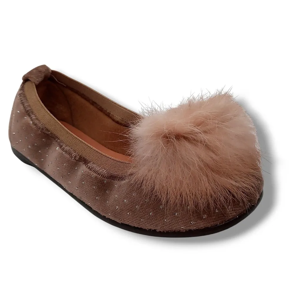 Batilas Manoletina Serratex Ani Niña 4504 CAMEL CORDONETS