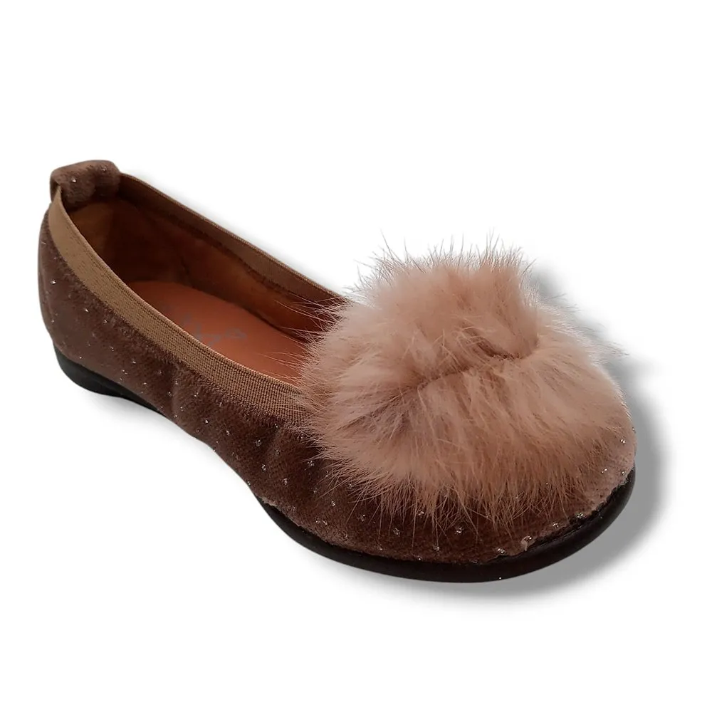 Batilas Manoletina Serratex Ani Niña 4504 CAMEL CORDONETS