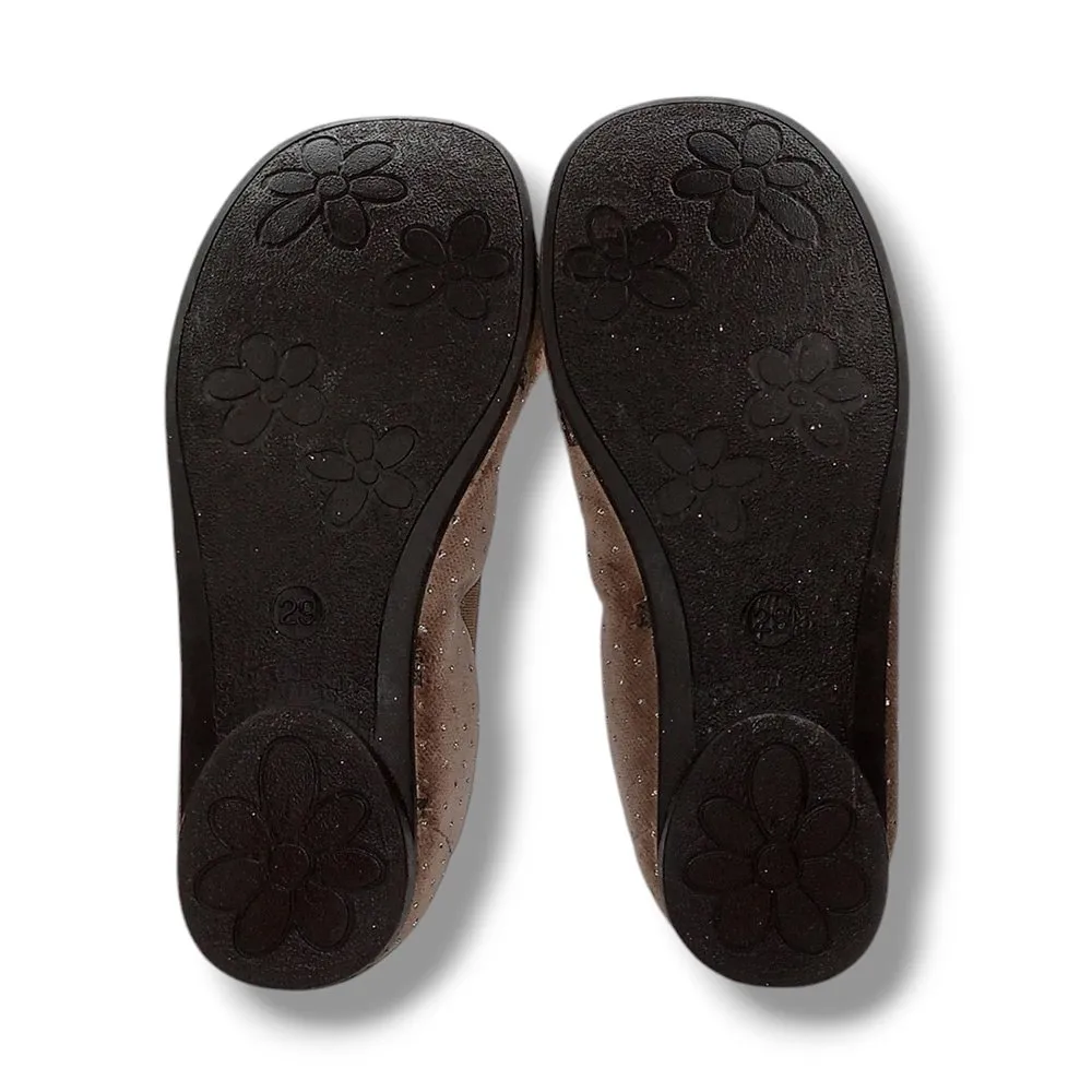 Batilas Manoletina Serratex Ani Niña 4504 CAMEL CORDONETS