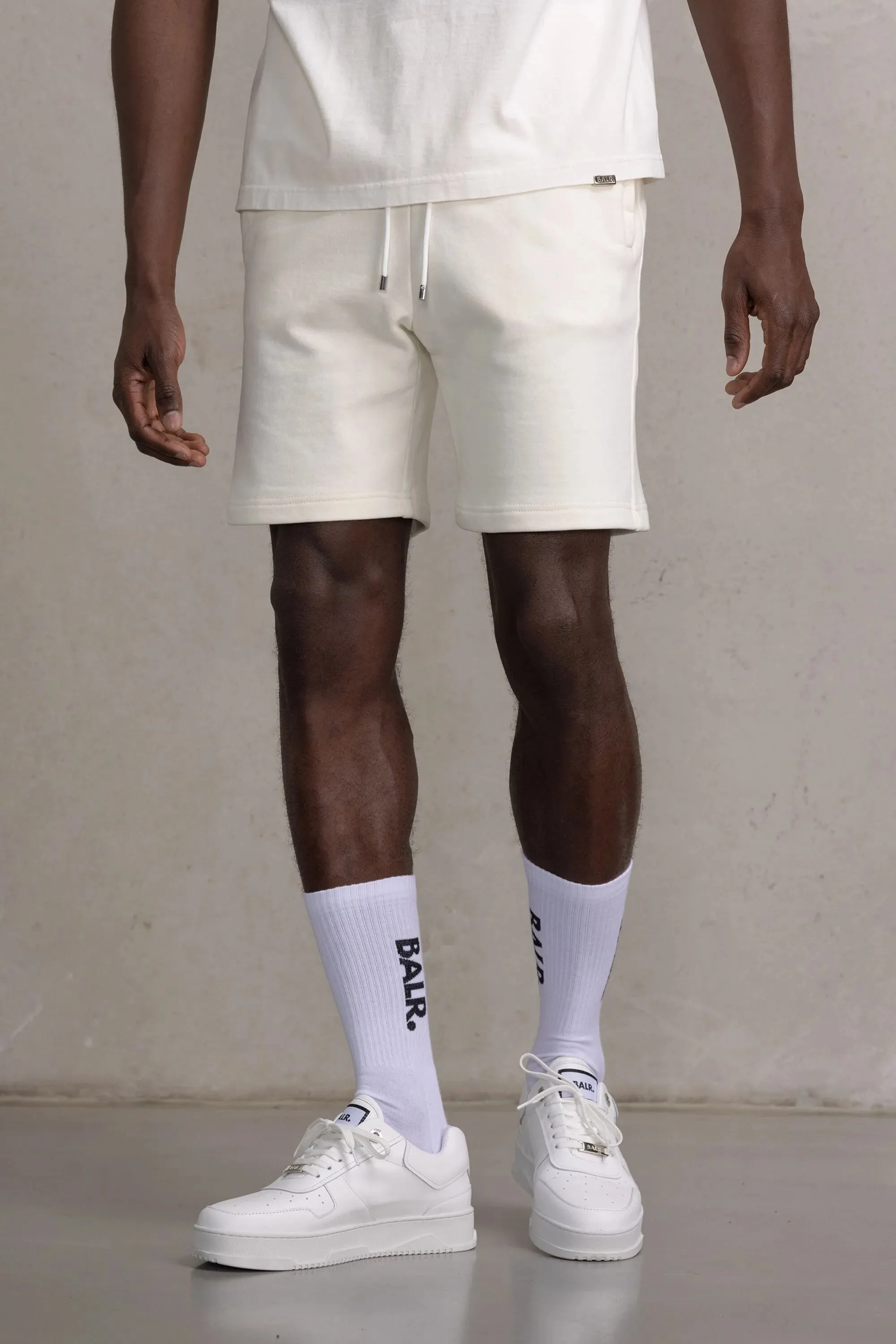 BERMUDAS FLEECE TONY BLANCO CRUDO