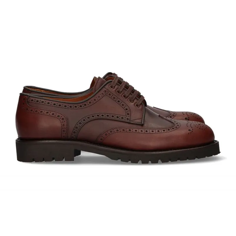 Blucher becerro tabaco pala vega