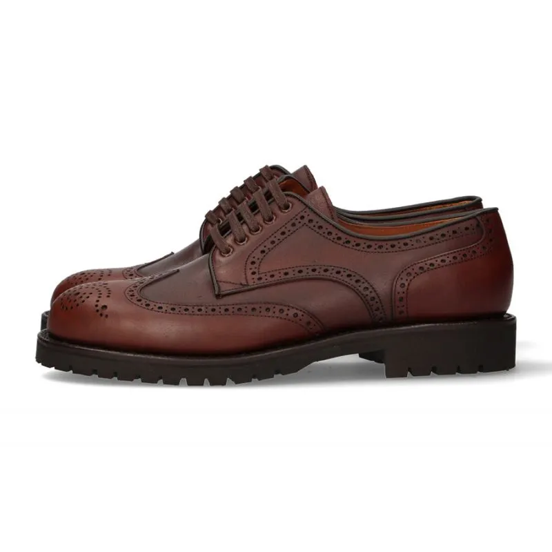 Blucher becerro tabaco pala vega