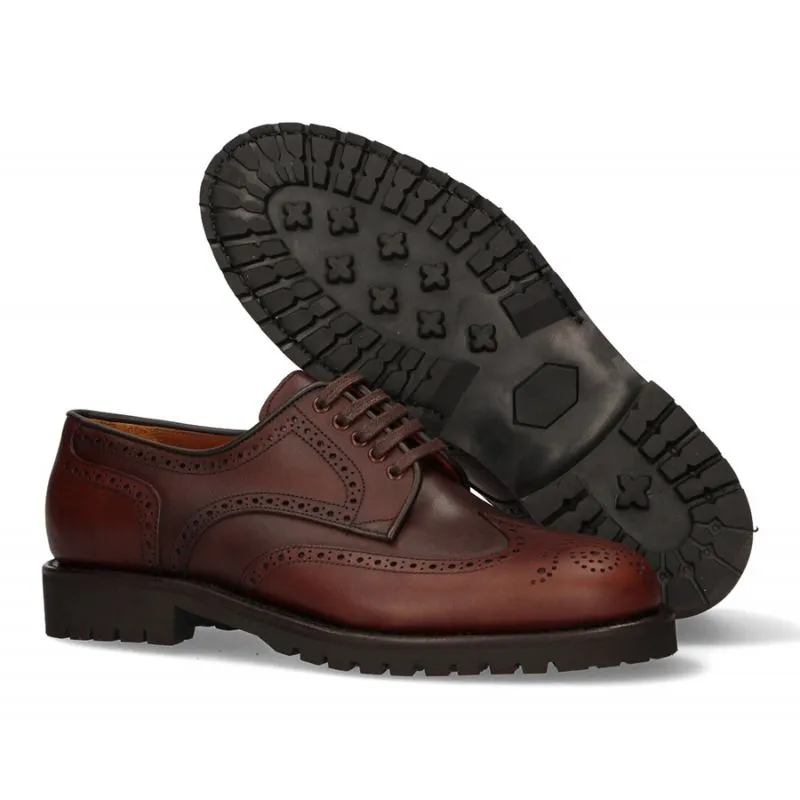 Blucher becerro tabaco pala vega