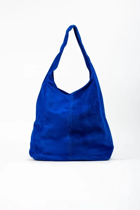 BOLSO DE PIEL LEONI  AZUL