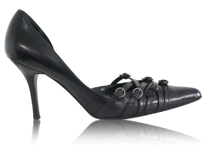 bombas puntiagudas bally Negro 