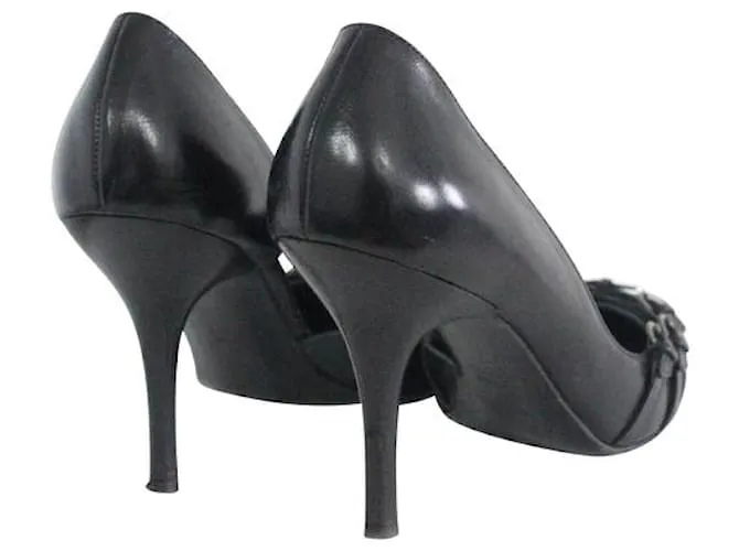 bombas puntiagudas bally Negro 