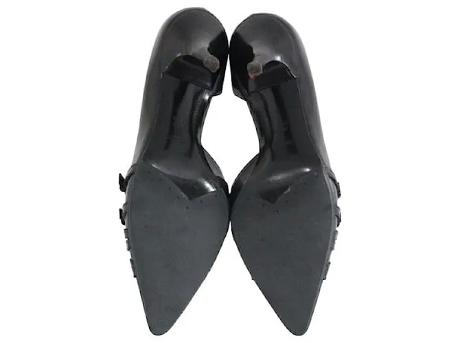 bombas puntiagudas bally Negro 