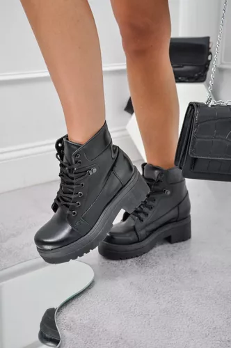 BORCEGO DE MUJER PLATAFORMA CóMODO BOTAS BOTINETAS ART470
