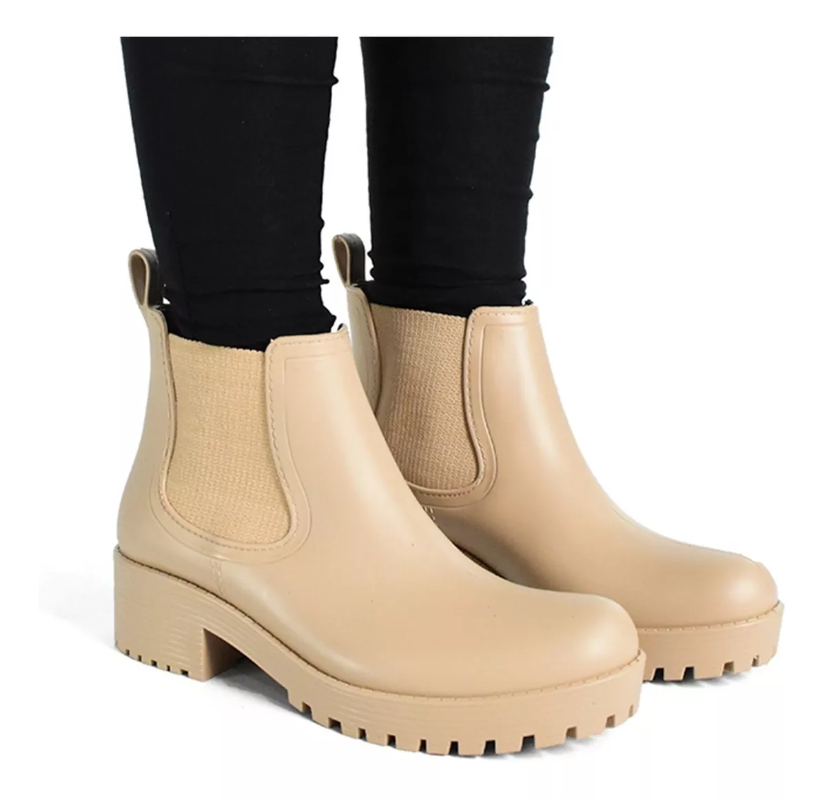 Botas  De Lluvia Mujer Livianas Impermeable Serafinne 02