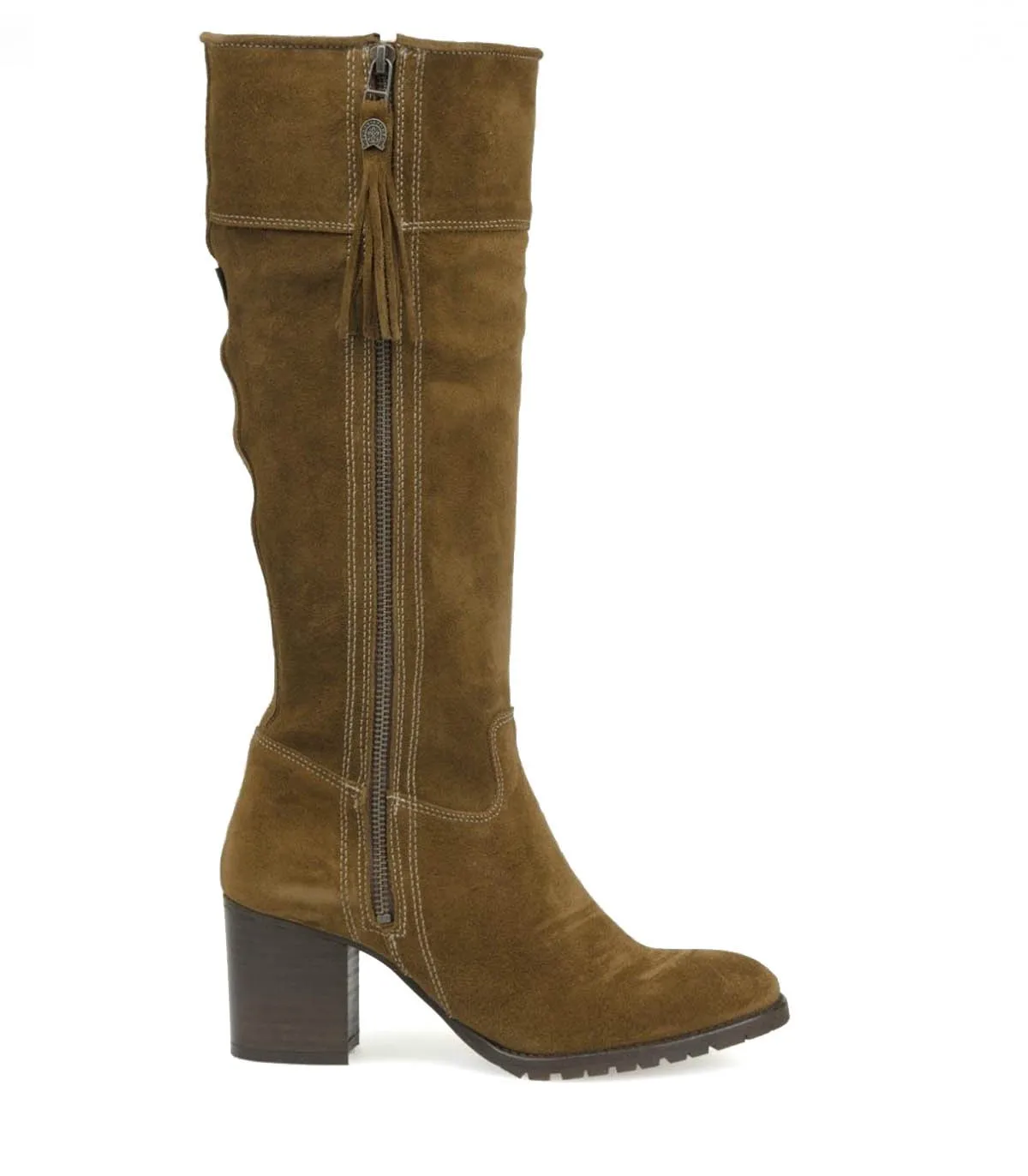 BOTAS DE TACÓN PARA MUJER DAKOTA BOOTS CZ1 CAPUCHINO