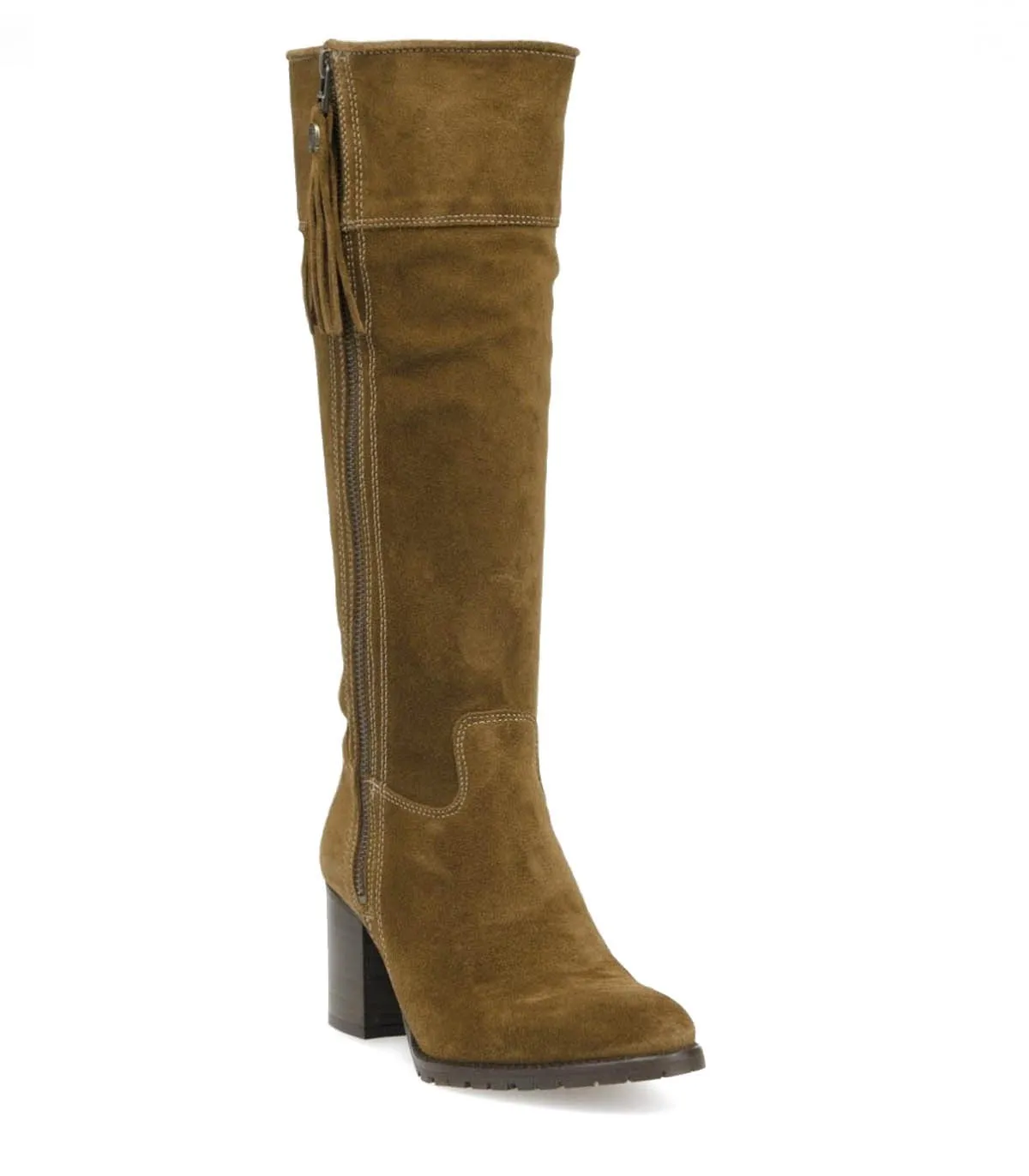 BOTAS DE TACÓN PARA MUJER DAKOTA BOOTS CZ1 CAPUCHINO