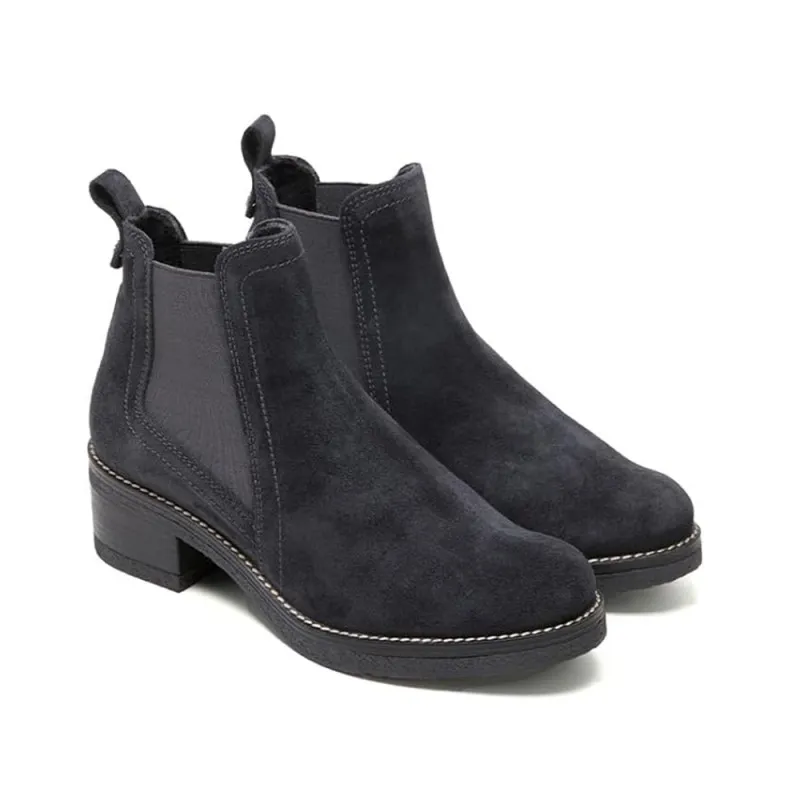 Botas De Tacón Porronet 4521 Mujer Negro
