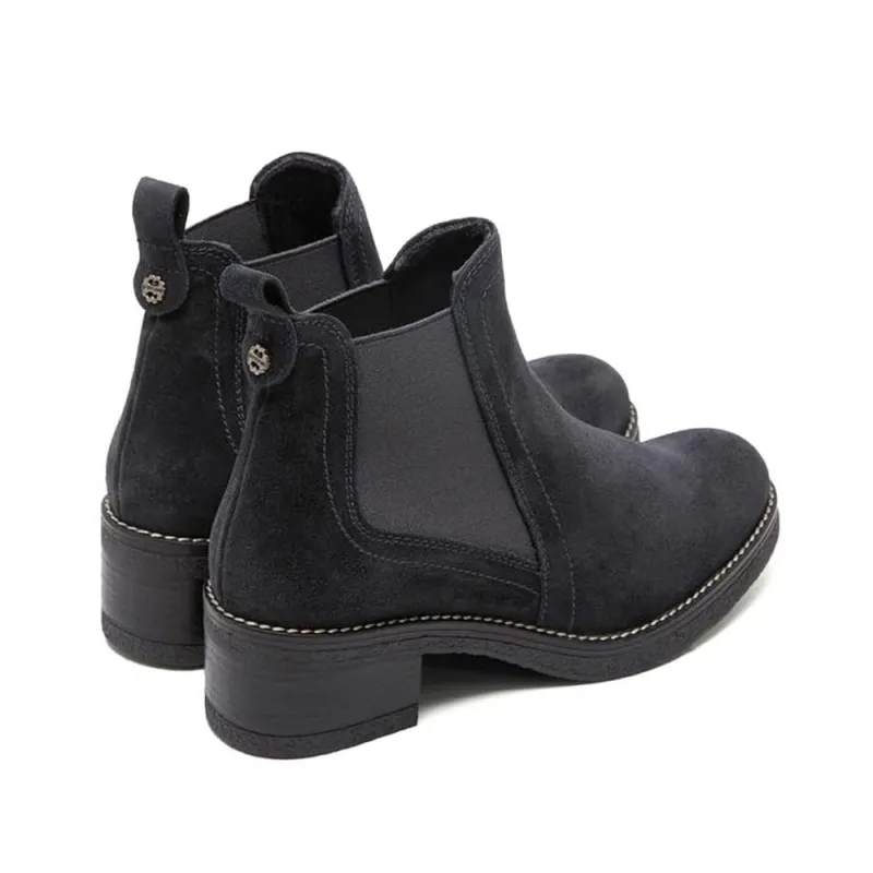 Botas De Tacón Porronet 4521 Mujer Negro