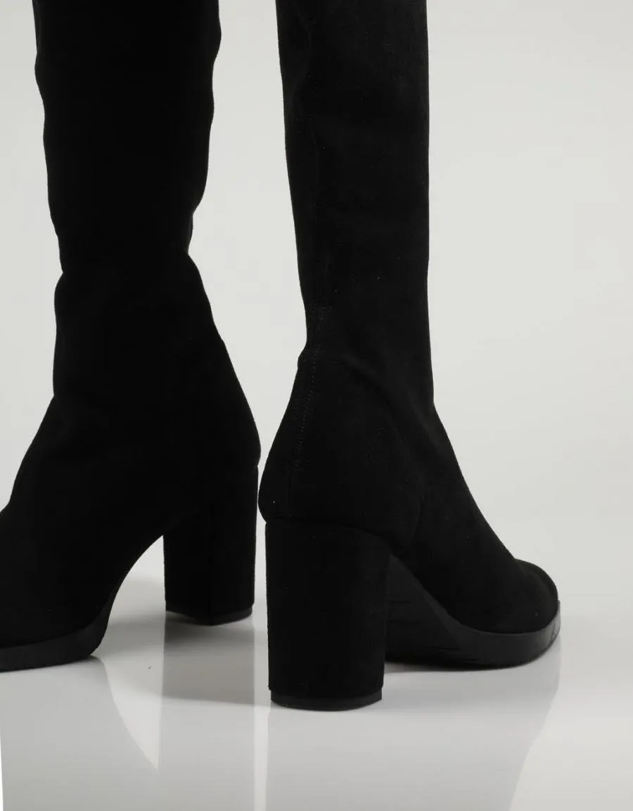  botas MISS ELASTIC 77067 en Preto 80857