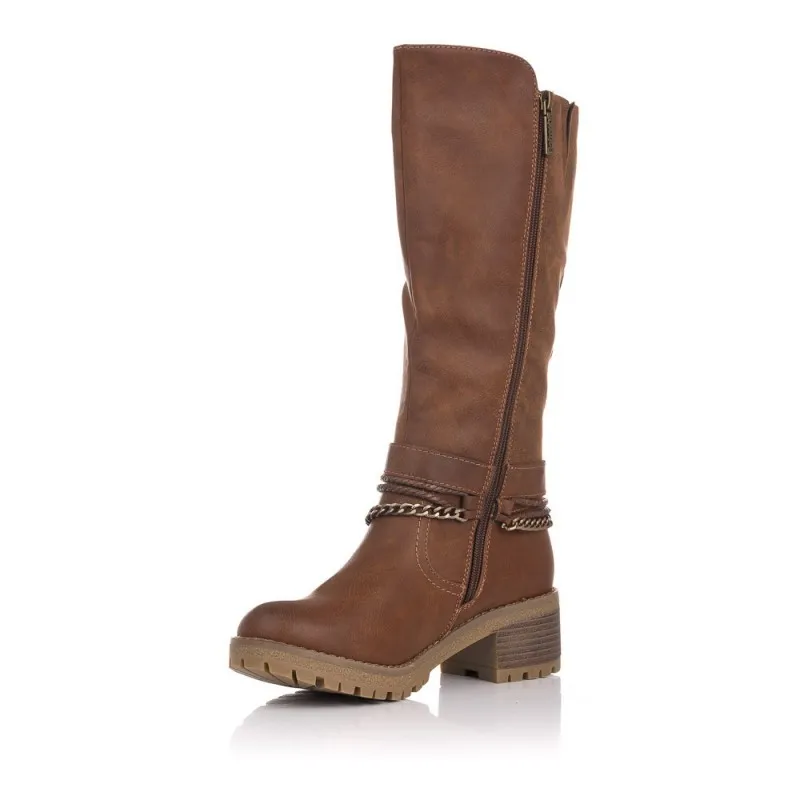Botas Planas Refresh 170185 Mujer Camel
