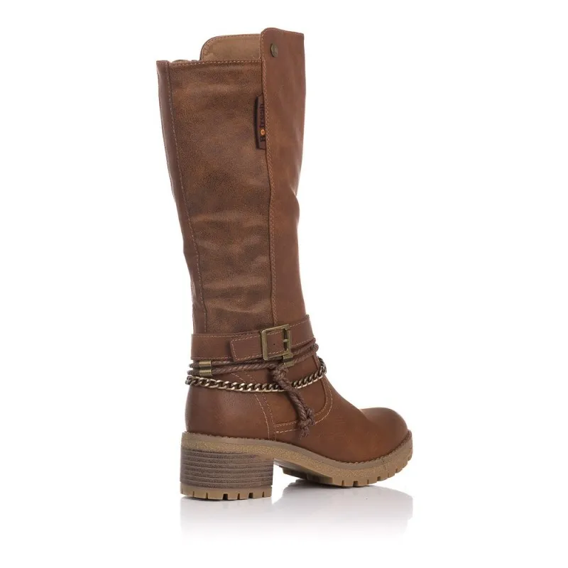 Botas Planas Refresh 170185 Mujer Camel