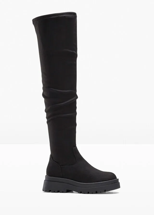 Botas por encima de la rodilla Negro
