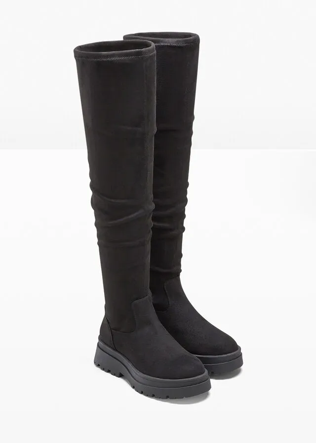 Botas por encima de la rodilla Negro