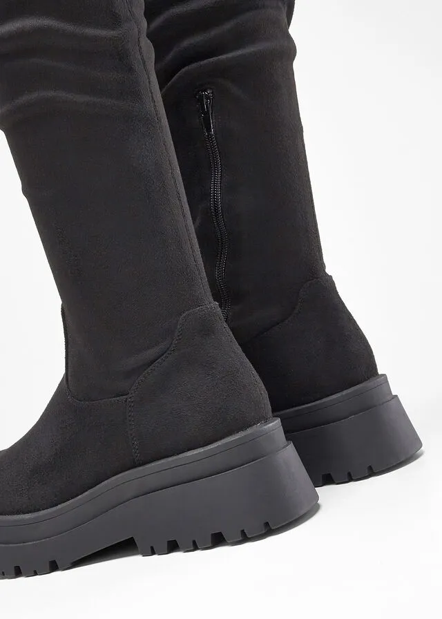 Botas por encima de la rodilla Negro