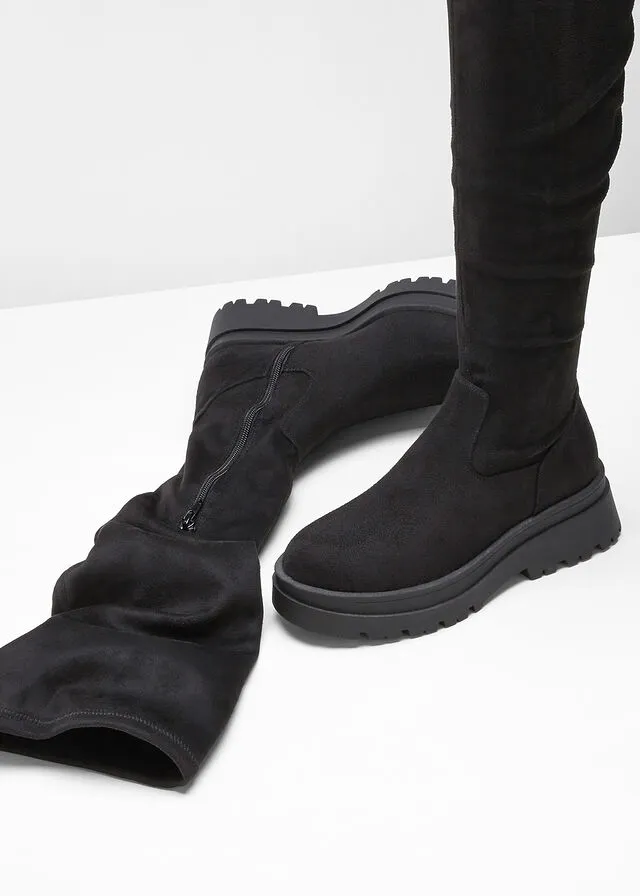 Botas por encima de la rodilla Negro