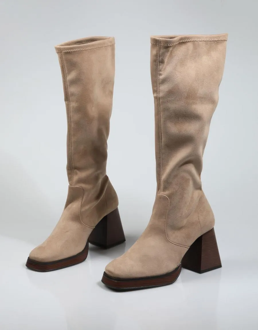  botas REBECCA HOPE 2194 en Beige 80820